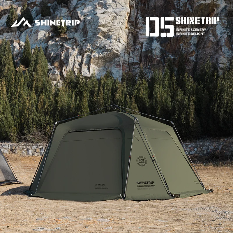 Automatic Tent Accessories ShineTrip Doormat Zippered Apron Enclosure Net All-Weather Camping Shelter Diverse Expansion Module
