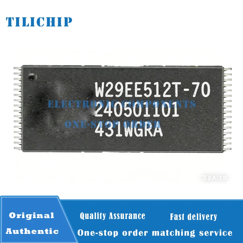10pcs W29EE512T-70/-90/TSOP32 package / memory chip