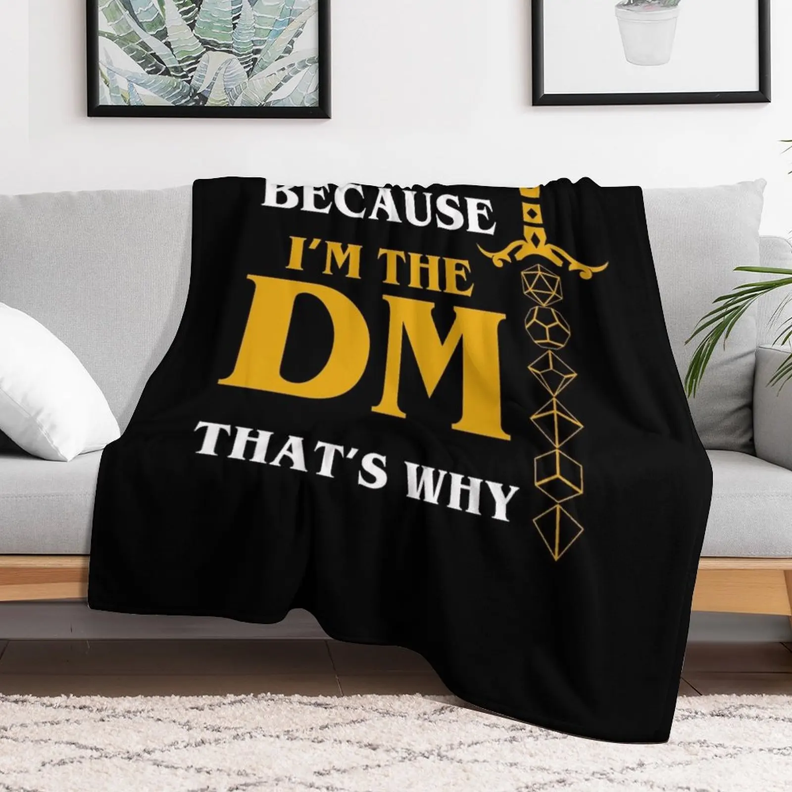 Dungeons and Dragons Throw Blanket Thin funny gift Blankets