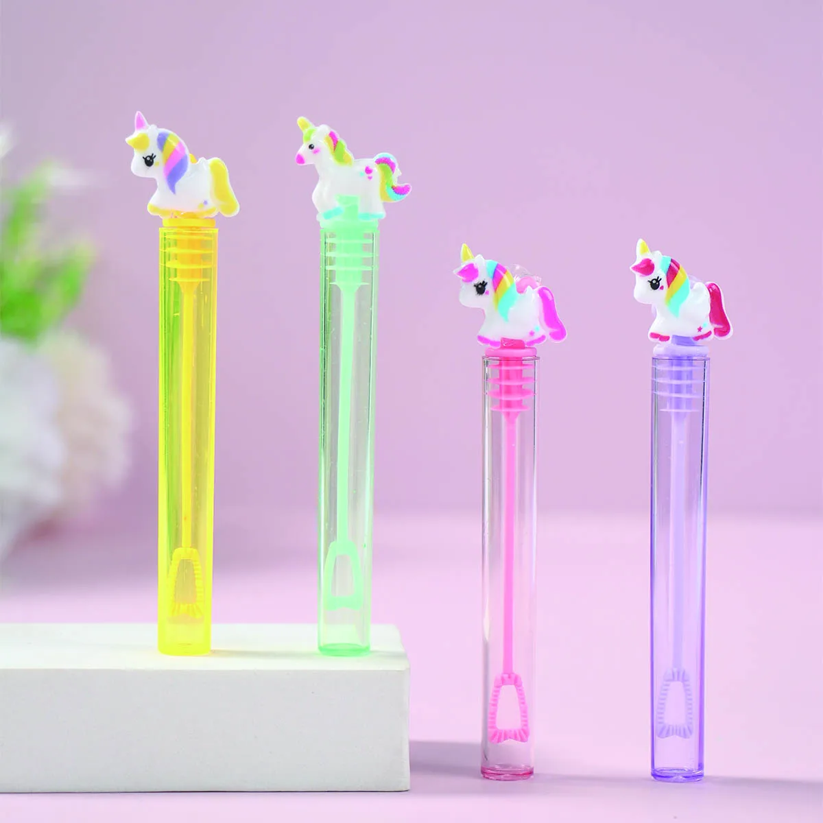 

Cartoon Bubble Tube Soap Bottle Ocean Unicorn Strawberry Birthday Party Supplies Kids Favors Wedding Guests Gift Party Decor