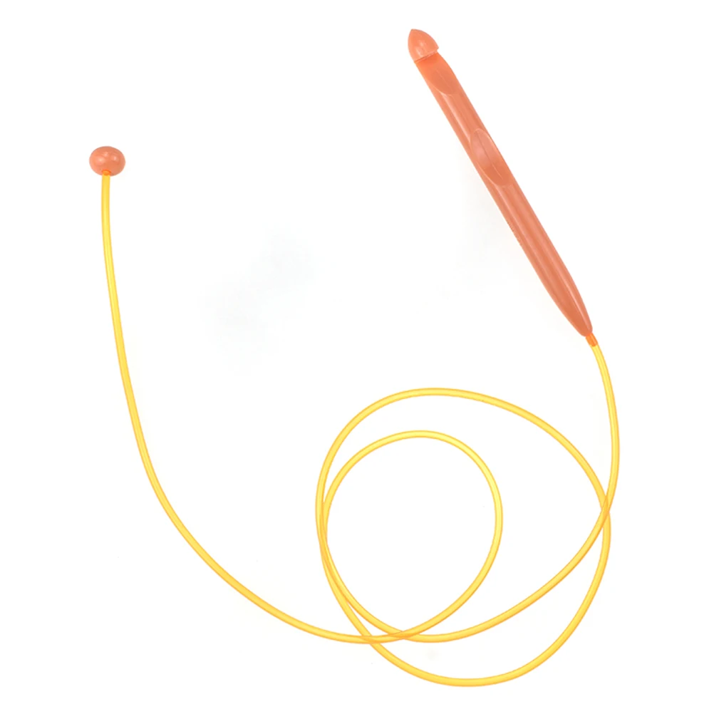 

12Pcs Bamboo Circular Knitting Needles Set Crochet Tools Colored Plastic Tubing DIY Handcraft Knitting Weaving Tools