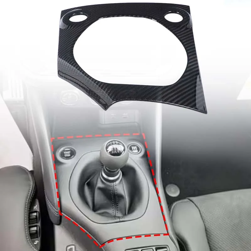 

For Nissan 400Z Manual Performance Edition Car Center Control Gear Frame Decorative Base True Carbon Fiber Automotive Parts