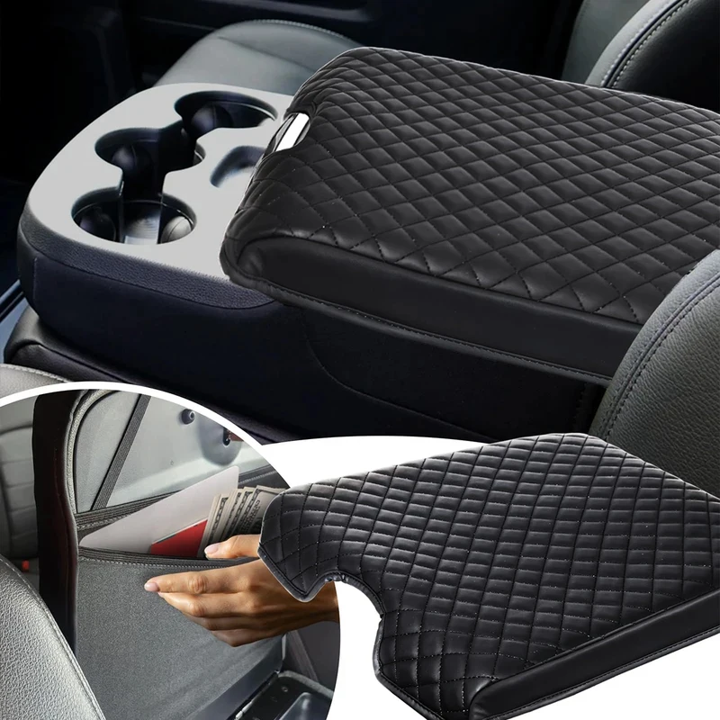 Comfortable Thickened Vehicle Armrest Cushion Anti-Scratch Wear-Resistant Console Pad view 5