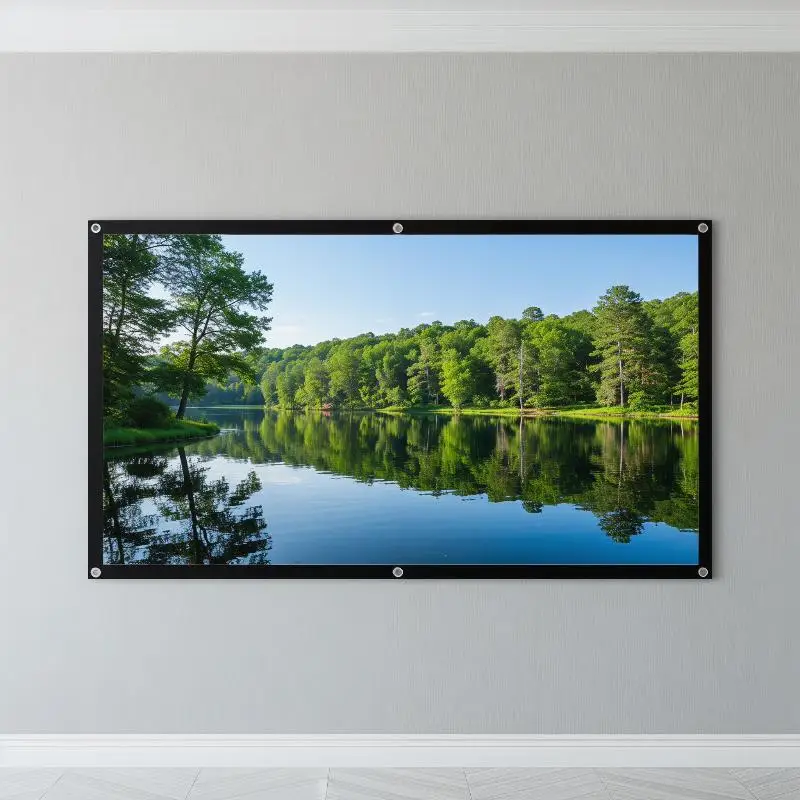 Portable Anti-Light Projector Screen Easy to Use Multiple Sizes Available for Educational Settings