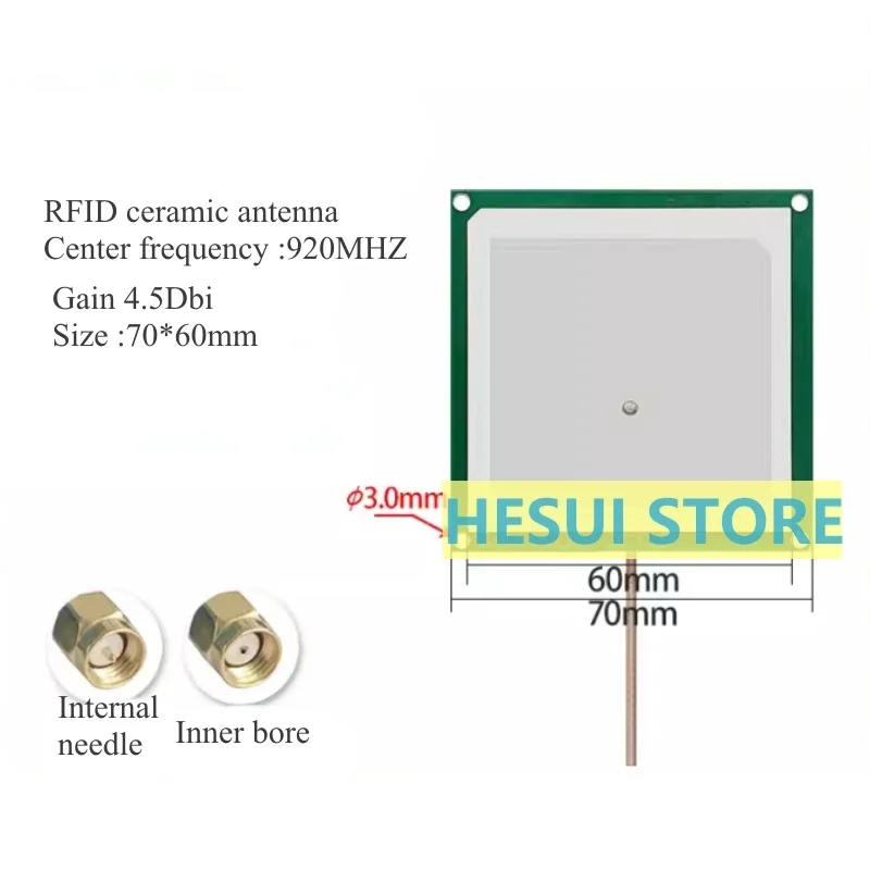 RFID-7060 915MHz UHF reader antenna built-in passive antenna