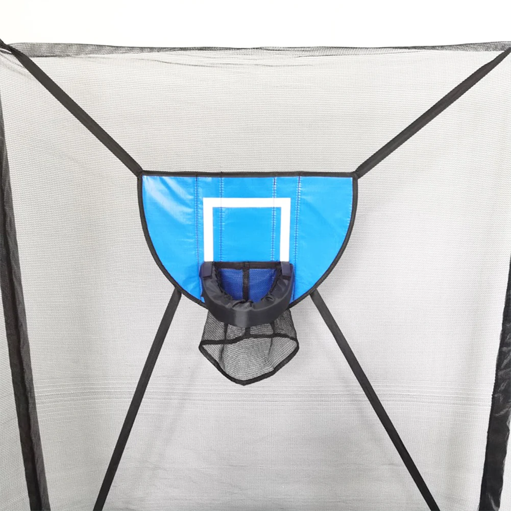 Mini-Basketballkorb-Set, einfach zu montieren, Sportspiele für Kinder, Trampolin-Zubehör für Trampoline und alle Altersgruppen