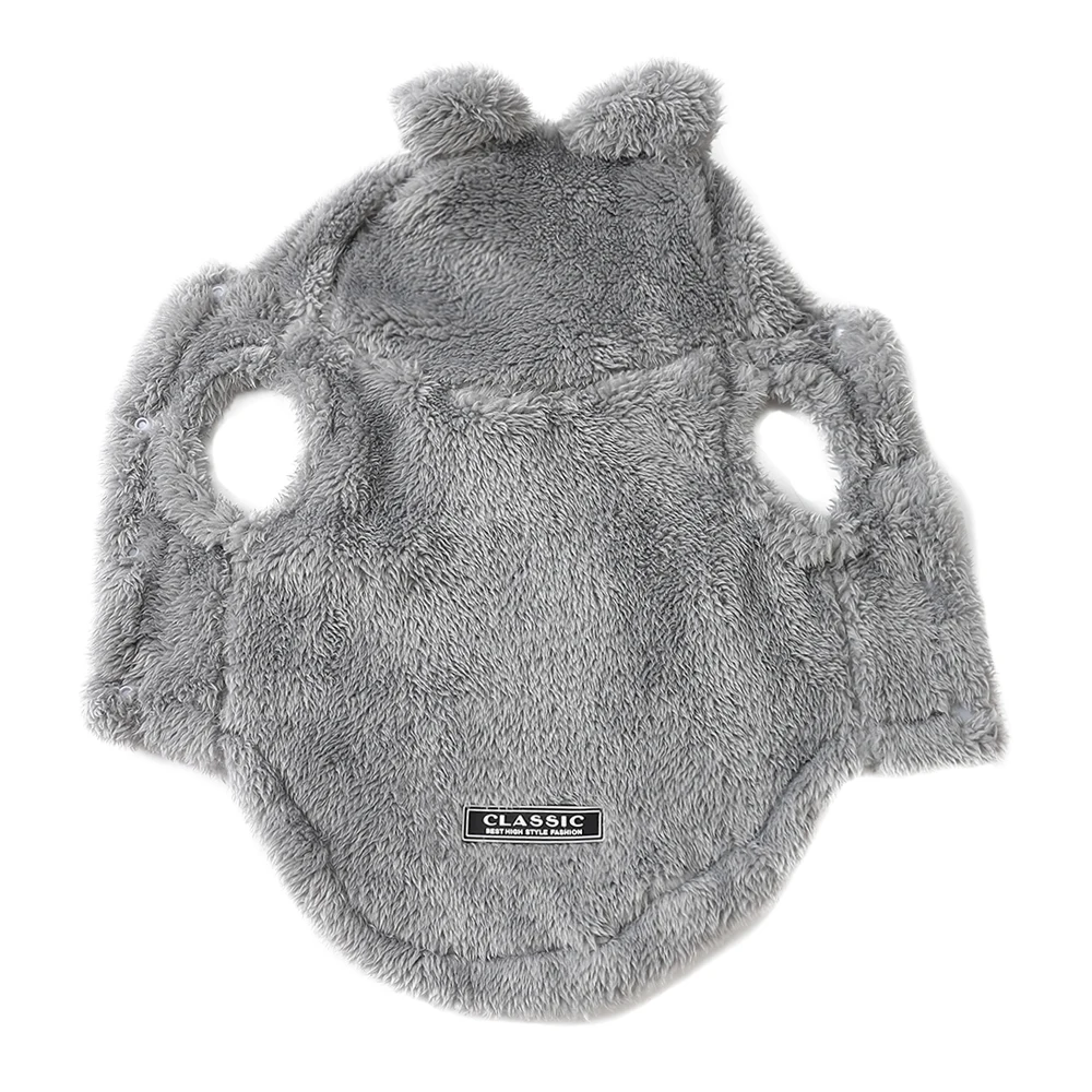 Pet Cats Coat Hoodie For Small Medium Dogs Winter Warm Fleece Puppy Kitten Clothes Jacket Cozy Cute Sphynx Cat Sweater Apparel
