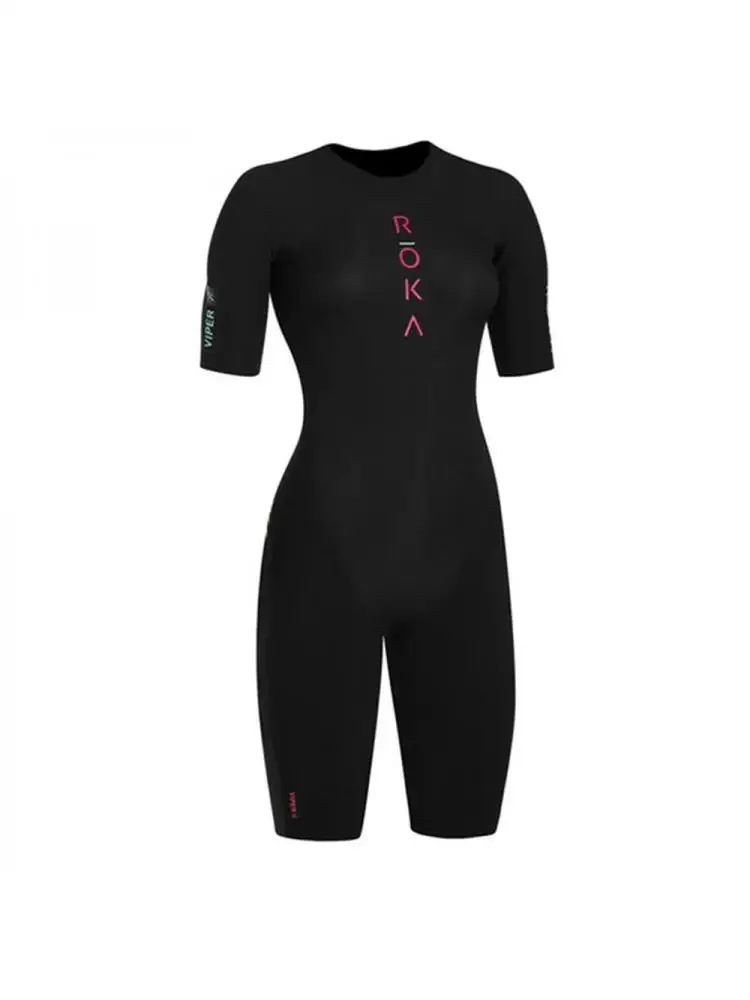 Roka Dames Trisuit Triatlon Badhuid Zomer Racefiets Mtb Pro Team Wielerjumpsuit Hardloopsnelheid Race-Uitrusting Met Korte Mouwen - afbeelding 2