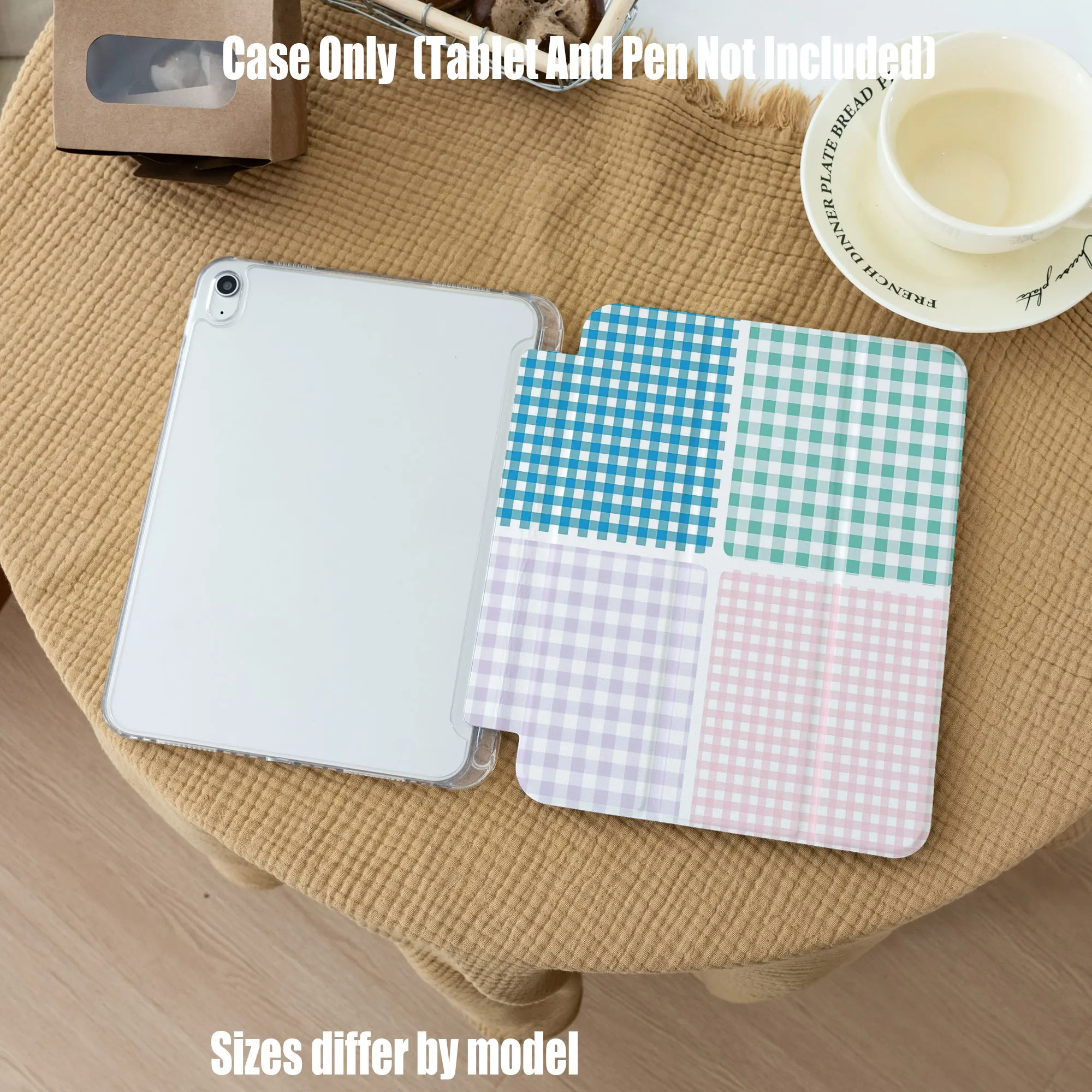 Slim Fit Premium TPU Tablet Cover, Shockproof Durable Lightweight Protective Case for iPad Samsung Huawei Honor Redmi Xiaomi