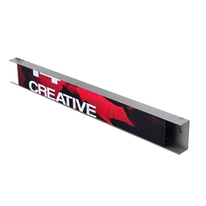 Honghao customized LED strip screen billboard p4