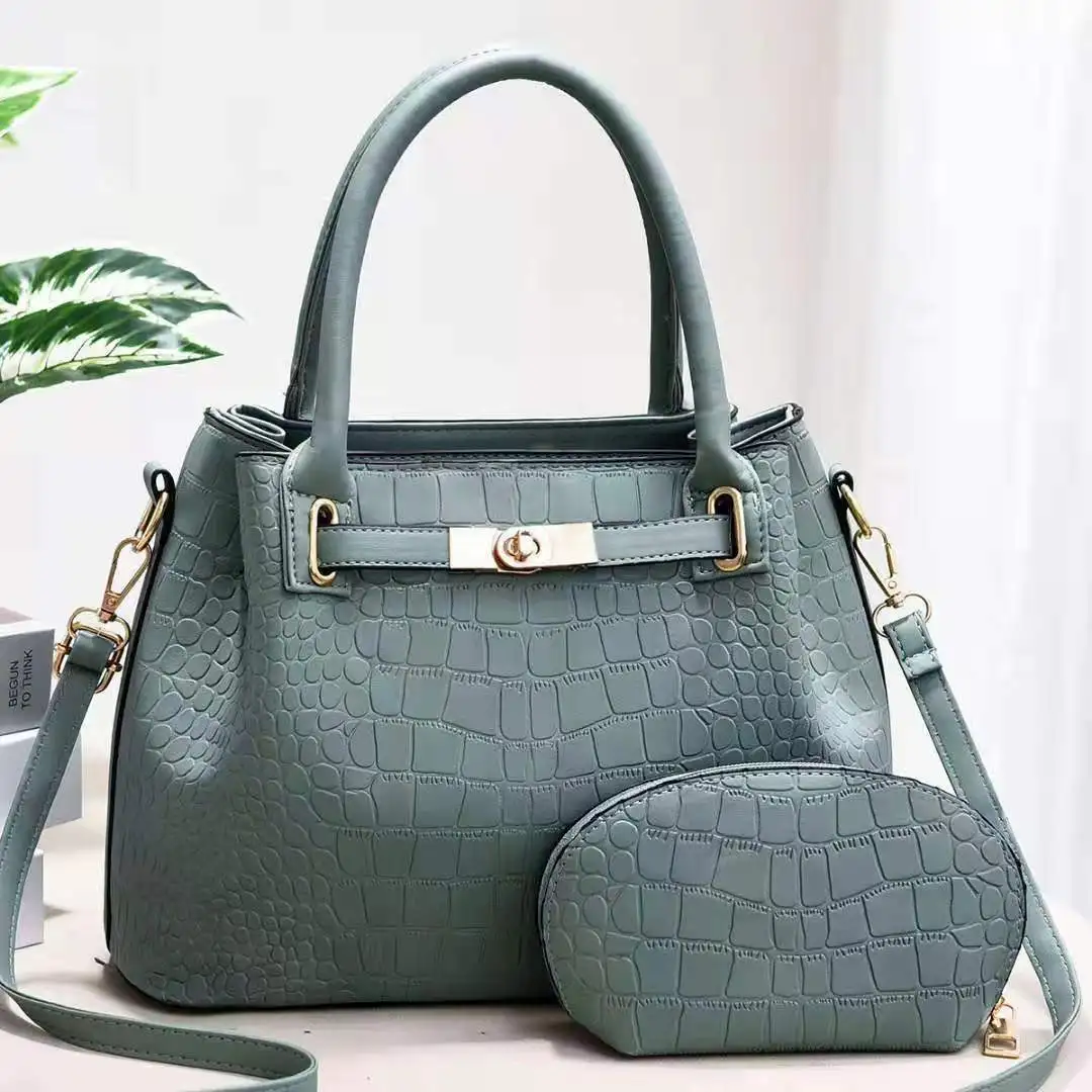 New Crocodile Pattern Women\'s Shoulder Bag; Large Capacity Handbag; Mother and Child Bag; Crossbody Bag