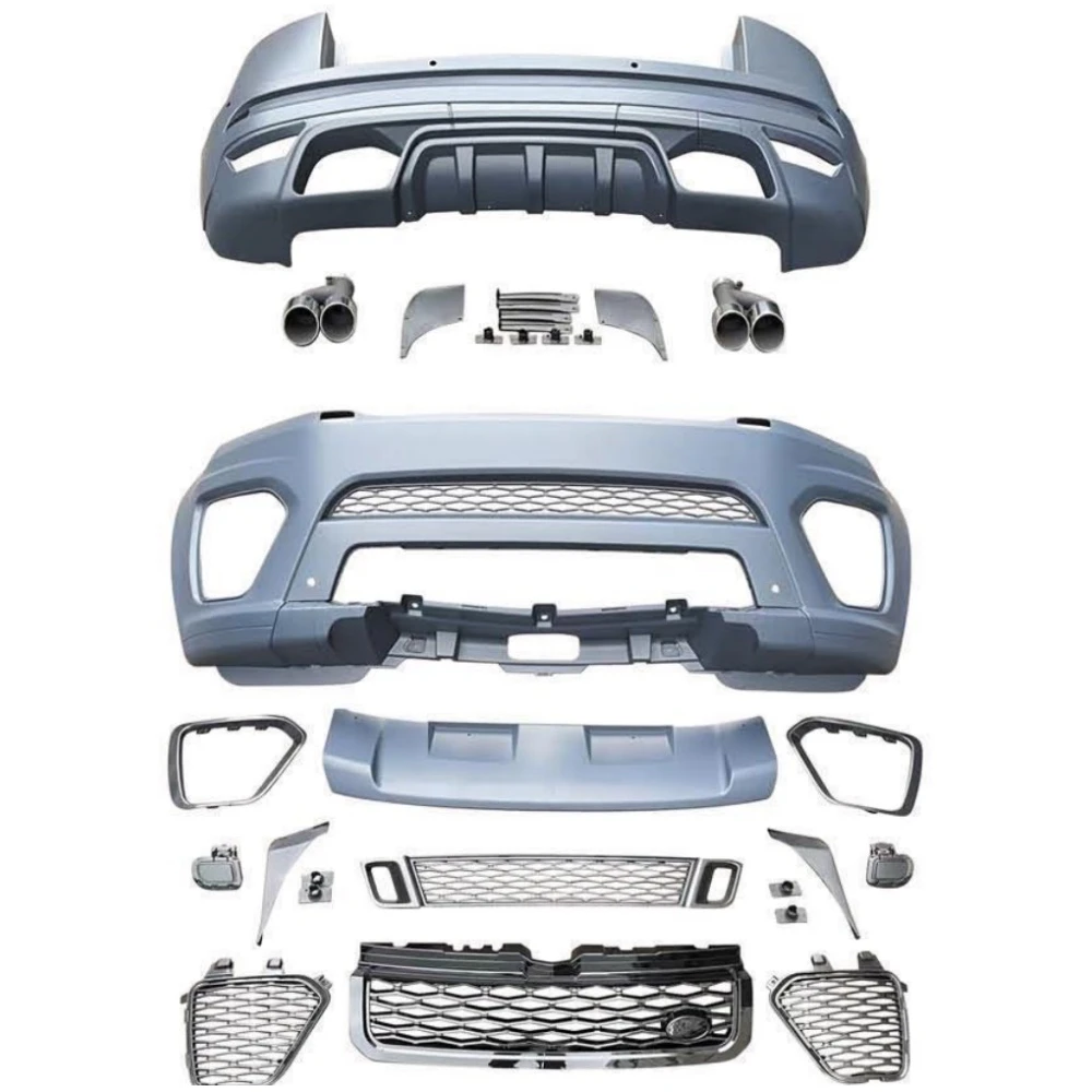 

High Quality Cheap Price Svr Car Bumpers Pp Plastics Body Kit For Range Rover Evoque 2010-2017