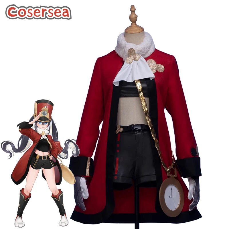 

Cosersea Pom-Pom Cosplay Costume Game Honkai Star Rail Conductor of the Astral Express Pom-Pom Uniform Role Play Outfit Fullset