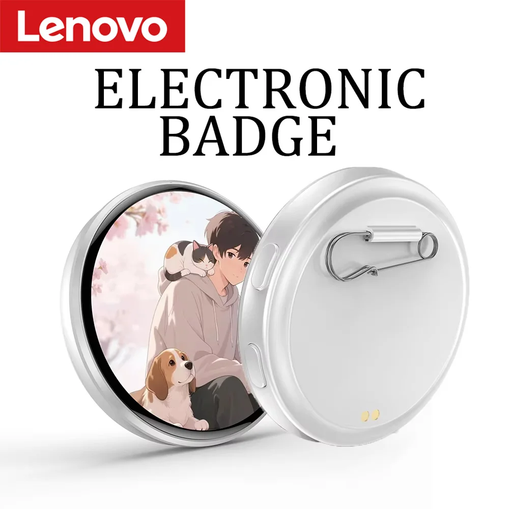 Insignia Digital Electrónica Inteligente con Pantalla HD de Lenovo, Imprime Fotos, GIFs, Animaciones y Videos, Regalo para Fans Otaku