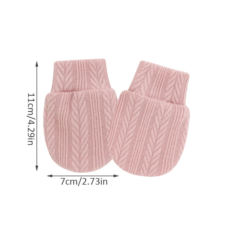 3 Paar Neugeborenen-Handschuhe, Jacquard, kratzfest, Säuglingshandschuhe, Baumwolle, Geschenk für Neugeborene, Baby-Handschuhe, Kinderpflege, Kleinkind-Zubehör – Detail 7