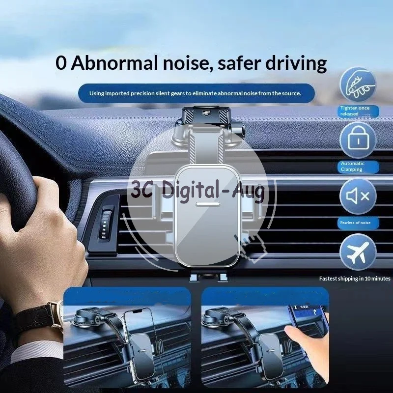 Universal Car Phone Bracket Dashboard Auto Cellphone Holder Support Phones with Case for 4-7 Inch Smart Phones Driving Use