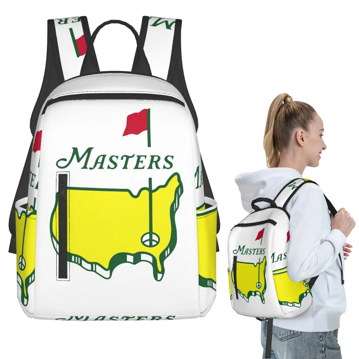 

Masters - The Masters 2022 - Augusta National - Au Backpack Student BookBag Children School Bag Laptop Shoulder Bags Men Women
