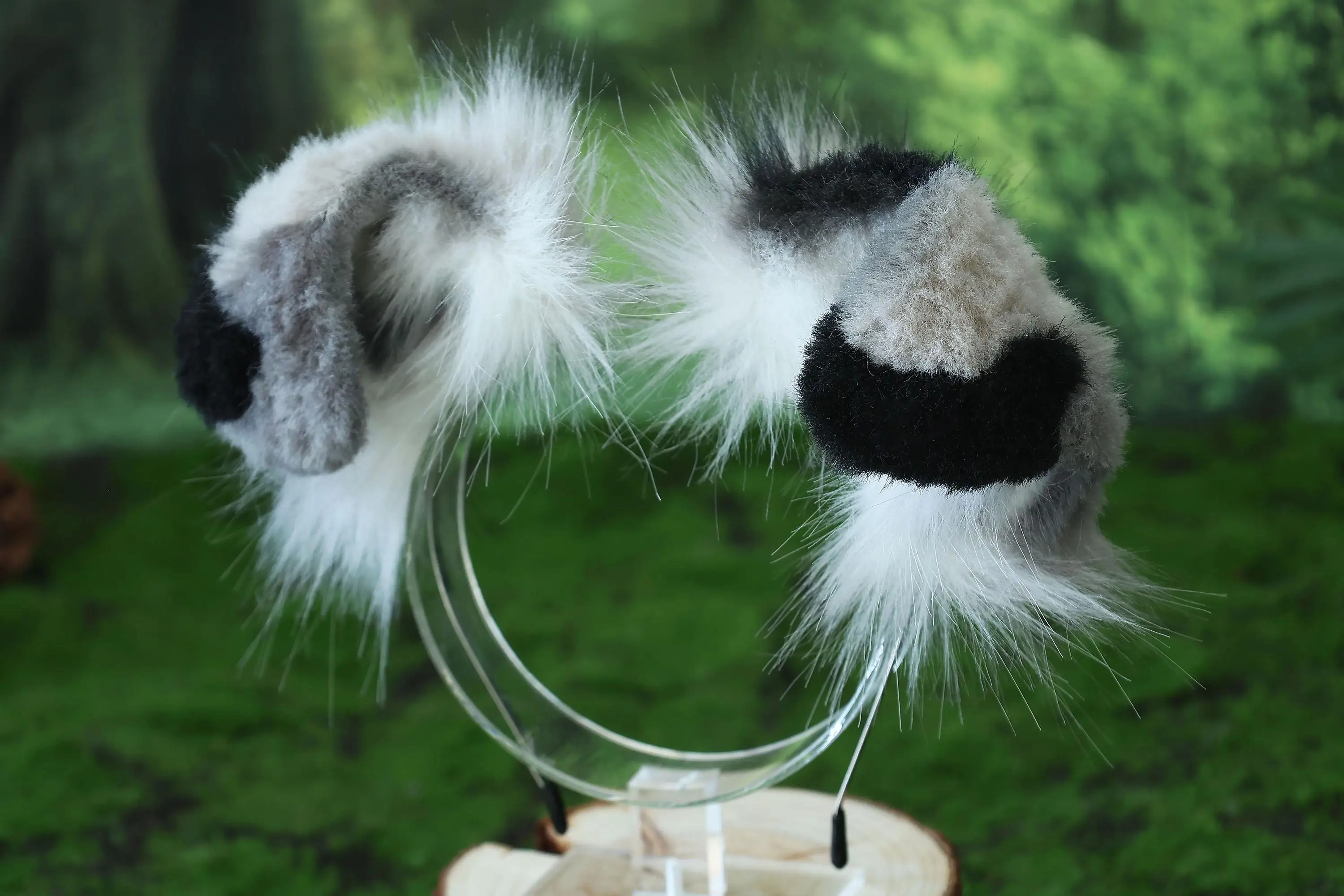 Handmade Shepherd Ears and Tail Set, Dog Cosplay Costume, Animal Ear Headband, Faux Fur Tail, Halloween Accessories, Comic Con 5