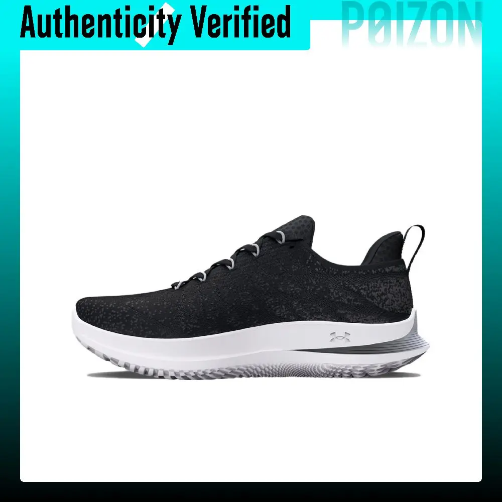 Under Armour Hovr Velociti 3 Fabric Low top Running Shoes Women's Black White 3026124-002