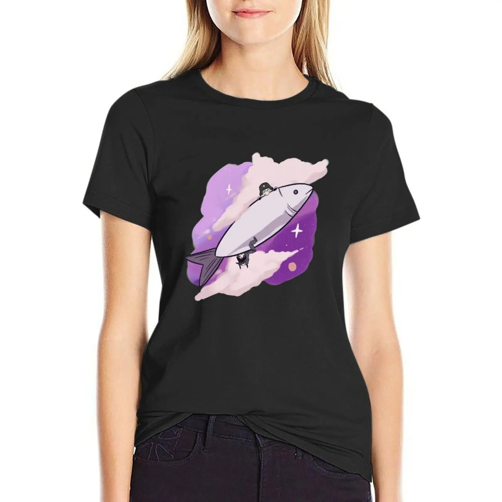 

Girl’s Last Tour | Shoujo Shuumatsu Ryokou | Pastel Galaxy T-Shirt graphics Aesthetic clothing Women t shirt