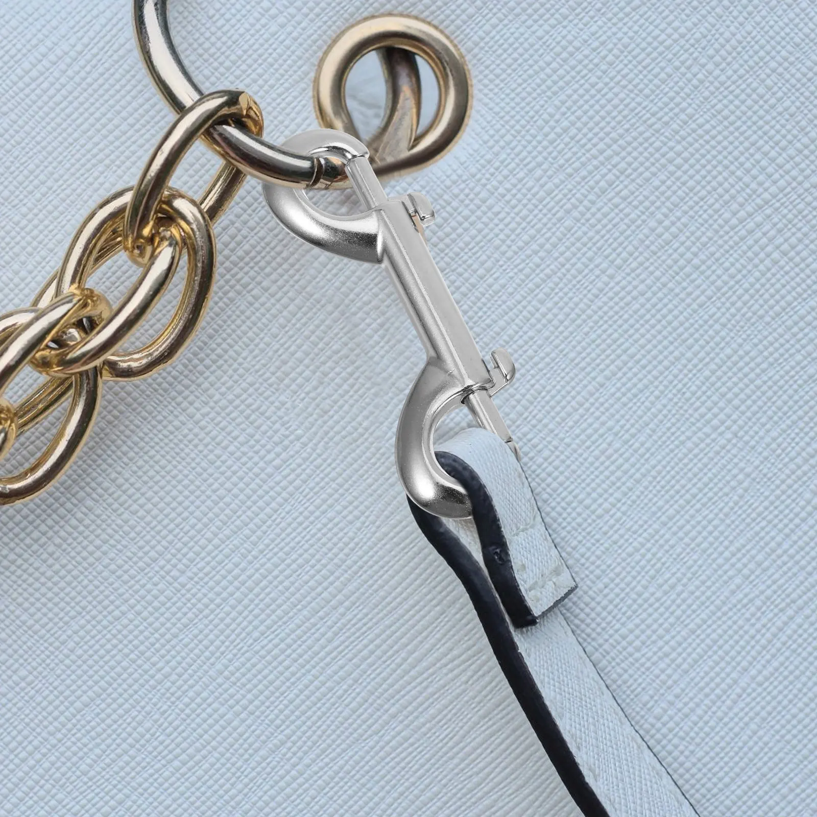

10pcs Double-Ended Bolt Snaps Zinc Alloy Heavy Duty Snap Hooks Rope Clips For Dog Leash Bucket Key Holder Outdoor Hardware