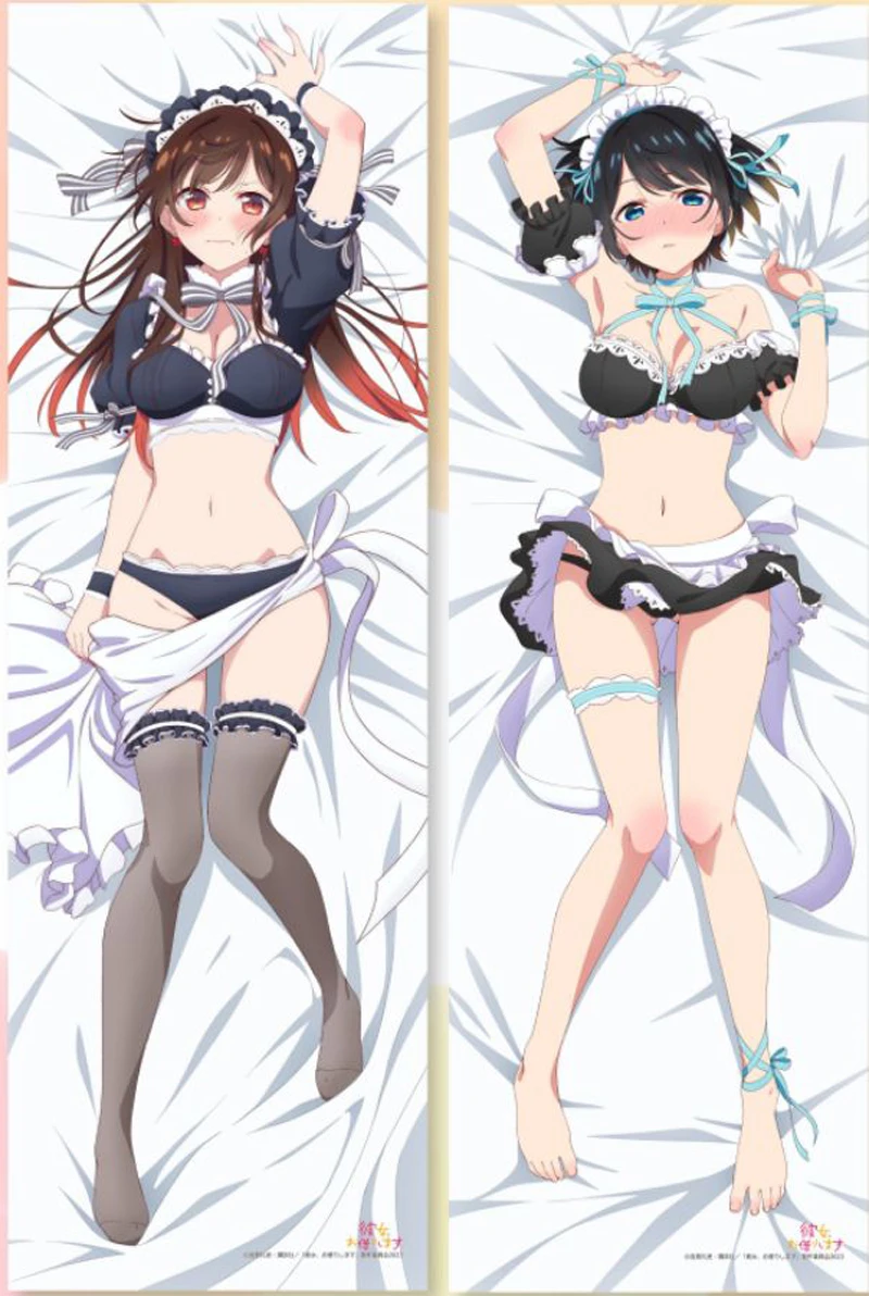 Anime Pillowcase Rent A Girlfriend Daki Ichinose Chizuru Hugging Pillow Cover Dakimakura Body PillowCase Double-sided Print