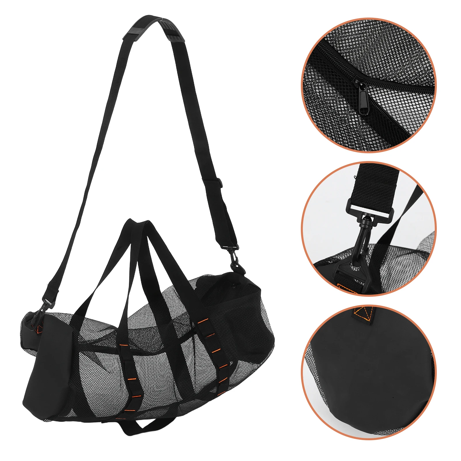 

Breathable Mesh Beach Cylindrical Swim Storage Adults Lightweight Durable Travel Gym Pool Snorkel Quick-Dry Drawstring Bag For