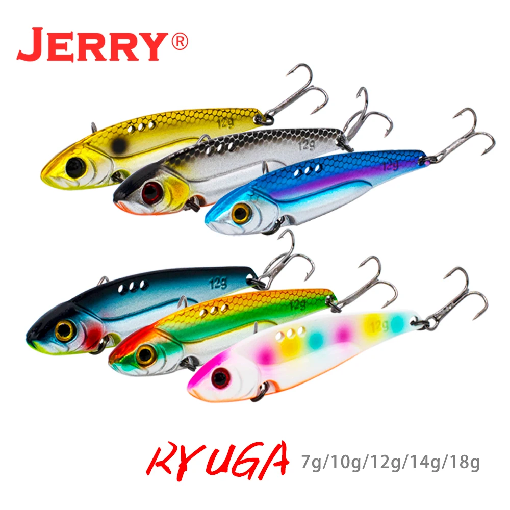 

Jerry 7g/10g/12g/14g/18g/20g Metal Tungsten Blade VIB Vibration Lure VIBE Fishing Bait