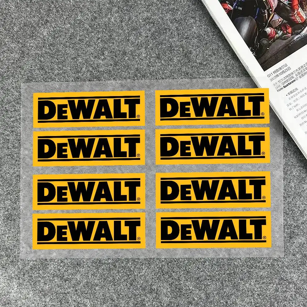 Aufkleber Moto-Aufkleber für DeWalt, Autokarosserie, Stoßstange, Fenster, Motorrad, Laptop, Wände, Vinyl-Aufkleber, Auto-Tuning-Zubehör
