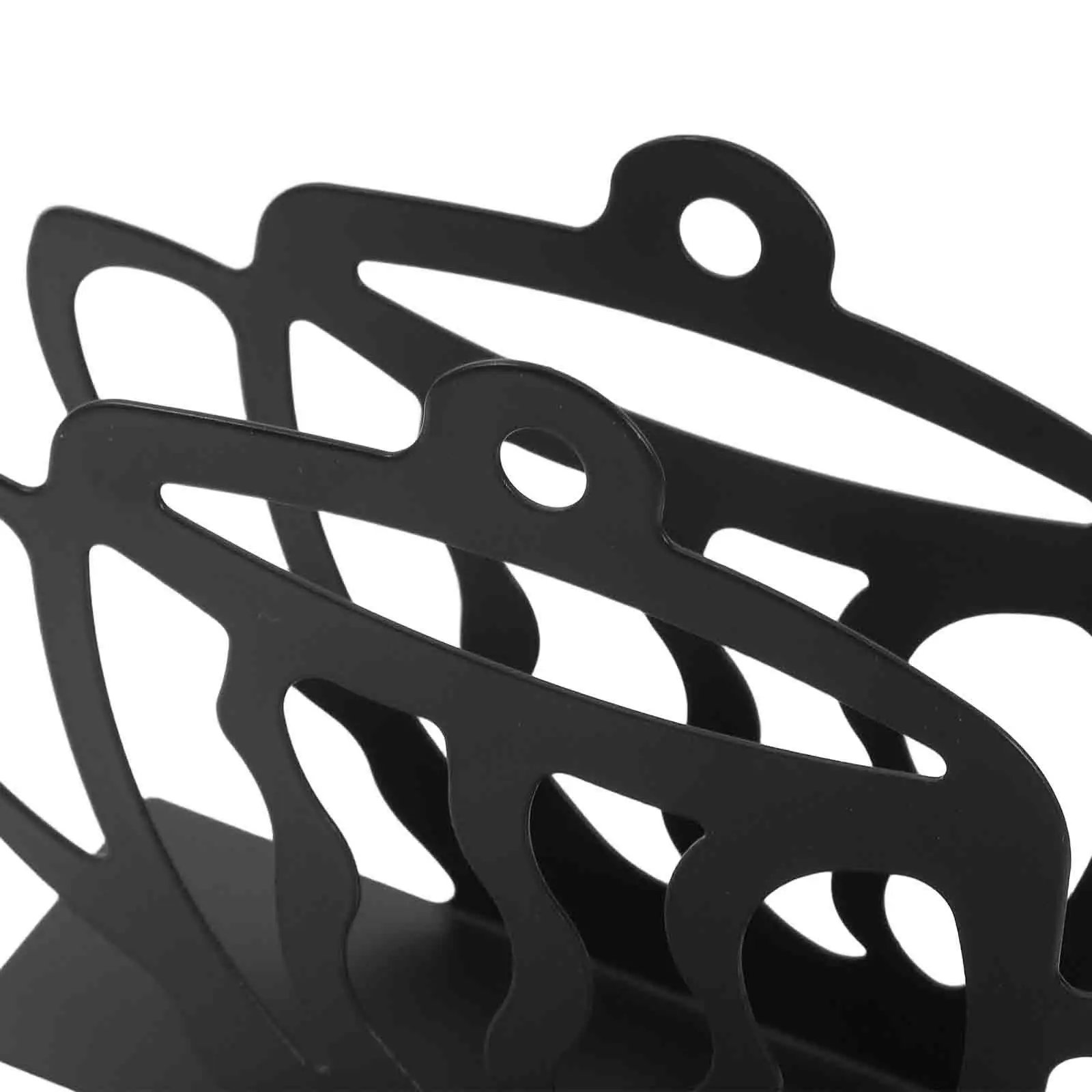 Black Iron Teapot Napkin Holder Decorative Paper Tissue Dispenser Kitchen Dining Table Organizer Upright Metal Napkin Holder - view 6