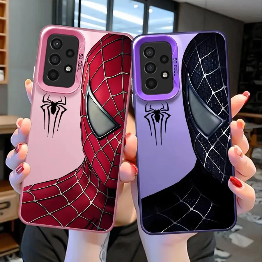 Marvel Sipider Man Phone Case for Samsung Galaxy A55 A32 A12 A11 A14 A33 A13 A22 A23 A24 A34 A54 A53 A35 A52 A15 Soft Cover