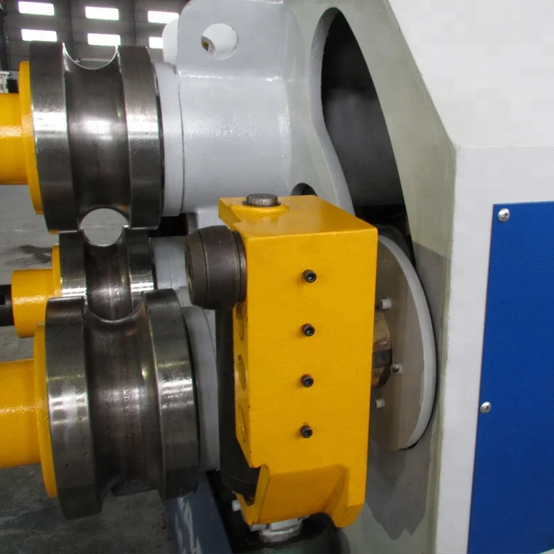 High Power square Tube Steel Pipes  Profile Tube Bender Hydraulic 3 Roll Pipe Bending Machine