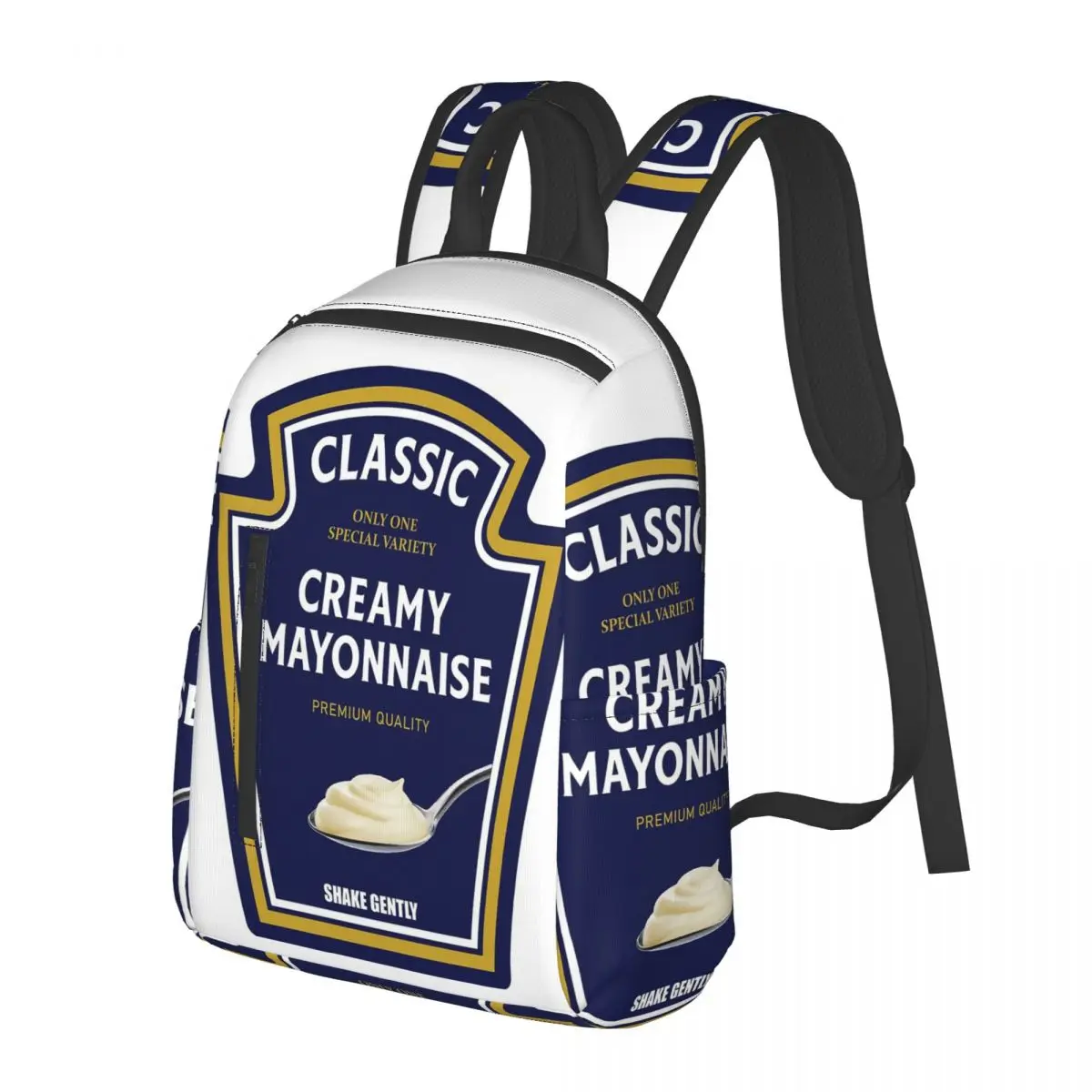 Mayonnaise Halloween 2023 Costume Family Group Matching Couple Ketchup Mustard Mayo Student Backpack School Bag Shoulder Bags