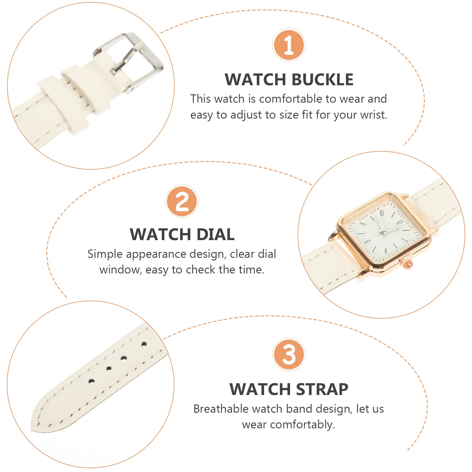 

Night Light Quartz Watch Stylish Breathable Strap Casual Women Wristwatch Delicate Luminous Wristwatch Fashionable Timepiece