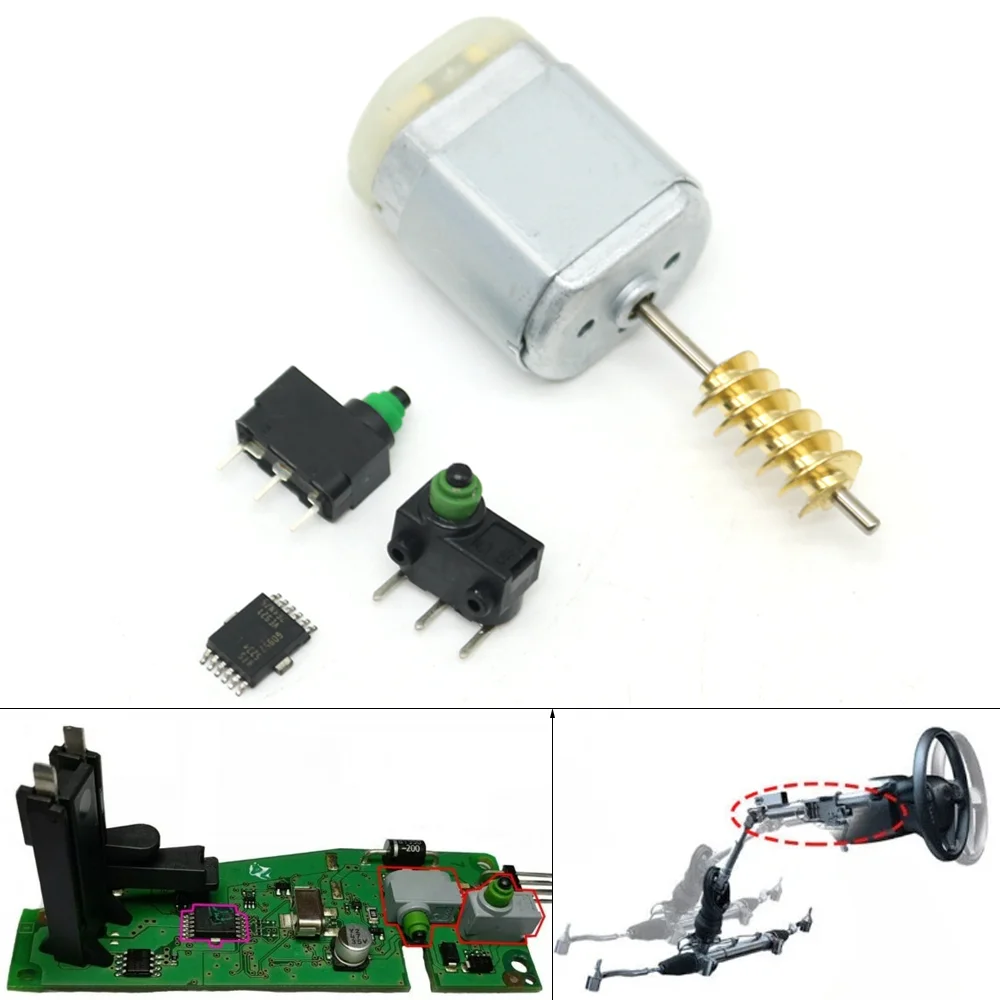 

ELV Steering Column Lock Module Control Actuator Motor Microswitch Chip Repair Kit 1020731 For Audi A4 A5 2008-2015 A7 2011-2017