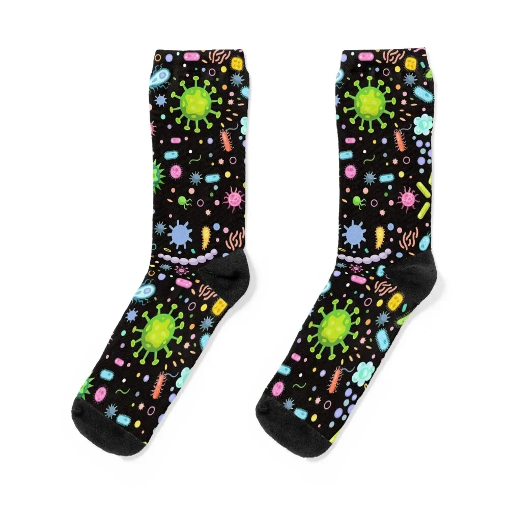 

Microbiology Pattern -Medical Laboratory Science Socks winter thermal funny gift Boy Child Socks Women's