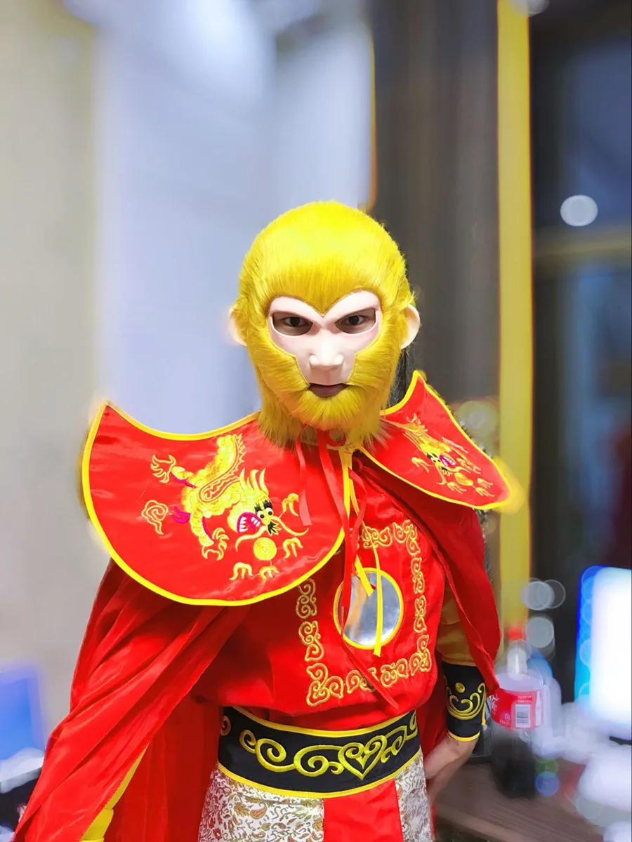 Sun Wukong Zhu Bajie Mask Journey To The West‌ Cosplay Accessories TV Movie Prop Funny Pig Masks