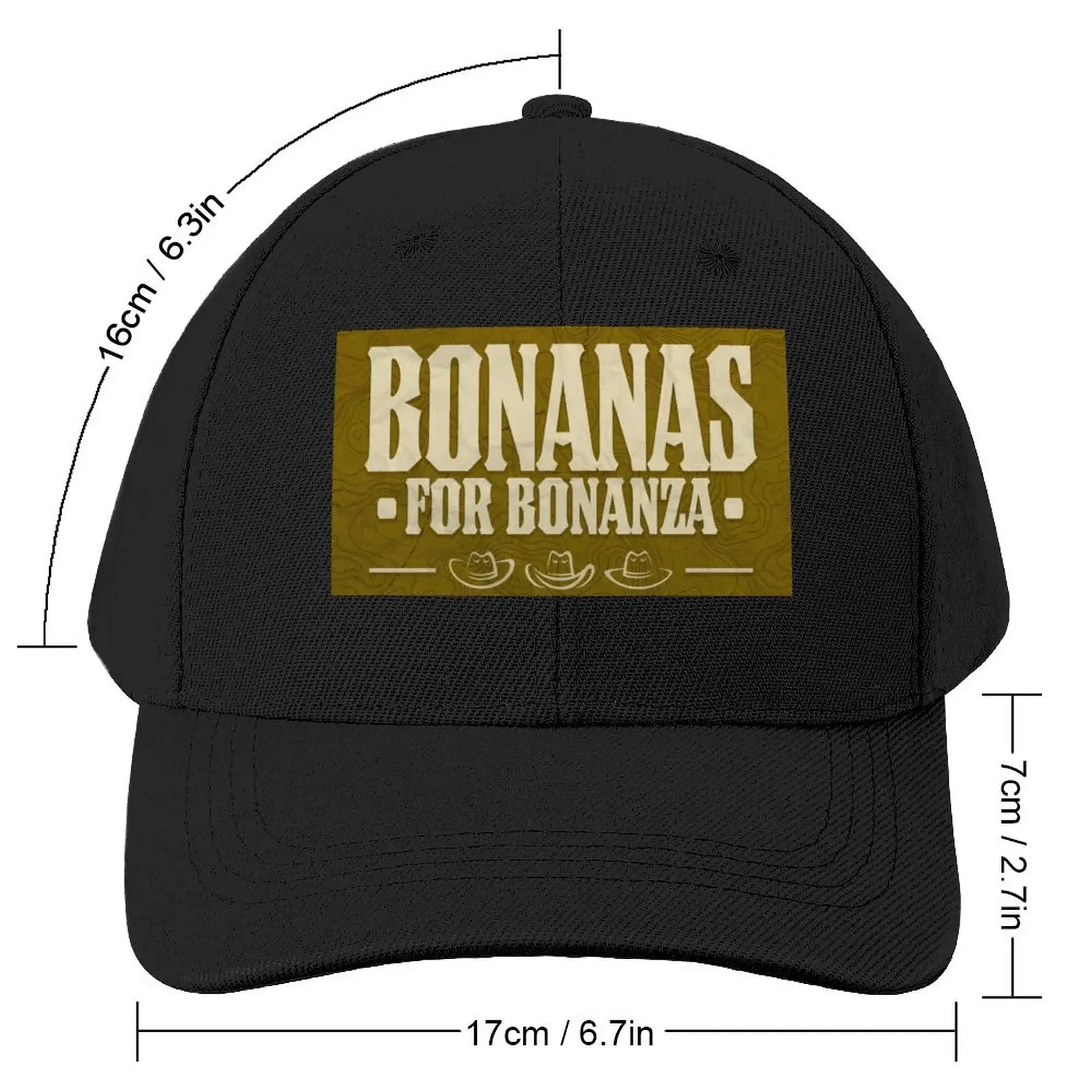 Bonanas For Bonanza logo Baseball Cap New In The Hat Beach Women Beach Fashion Men's