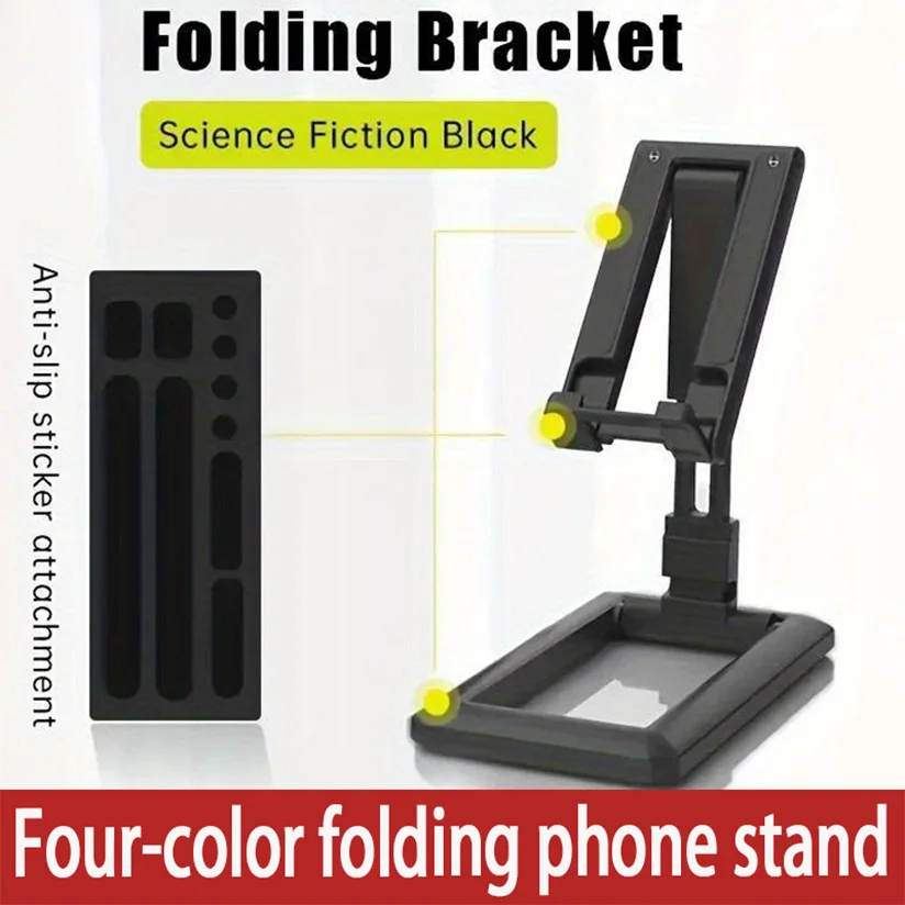 

Lazy Folding Mobile Phone Bracket Holder Stand Creative Lifting Portable Desktop Deformation Telescopic Live Broadcast