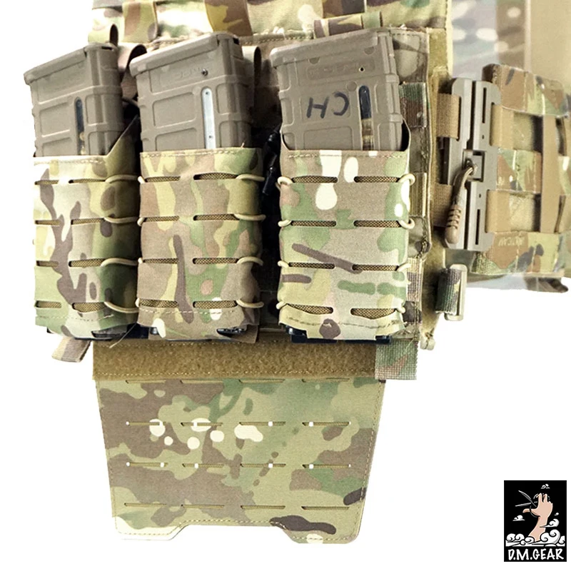 DMGear Protector de entrepierna táctico MOLLE doble cara Multicam - imagen 2