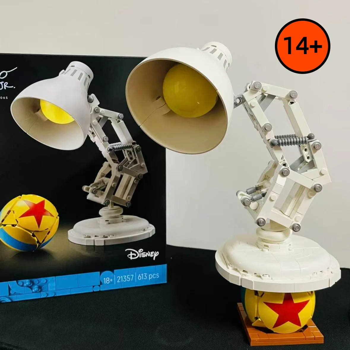 

MINISO Diseny 613 шт. подходит для Legoing 21357, идеи, лампа, декор комнаты, строительные блоки, креативные кирпичи, игрушки, подарок на Рождество и день рождения
