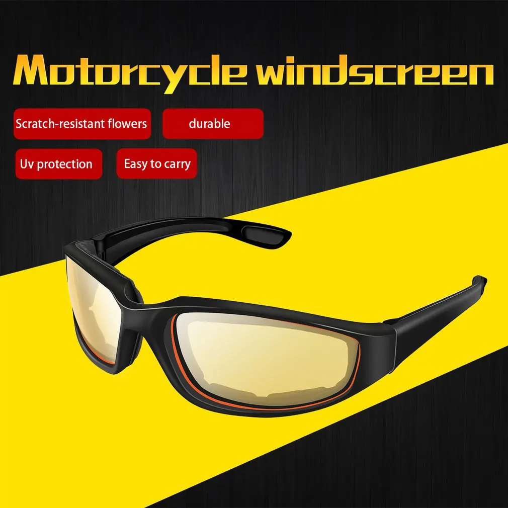 New Motorcycle Protective Glasses Windproof Dustproof Eye Glasses Cycling Goggles Eyeglasses Outdoor Sports Eyewear Glasses