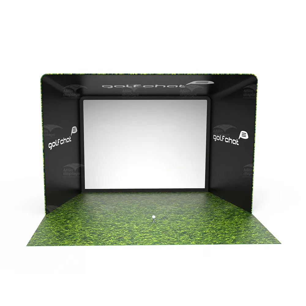 High quality golf hitting cage indoor golf simulator enclosures for golf simulator