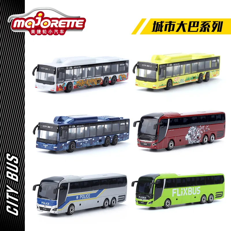 Majorette 1:64 CITY BUS MAN LION\'S CITY C  Die-cast Model Collection Toy Vehicles