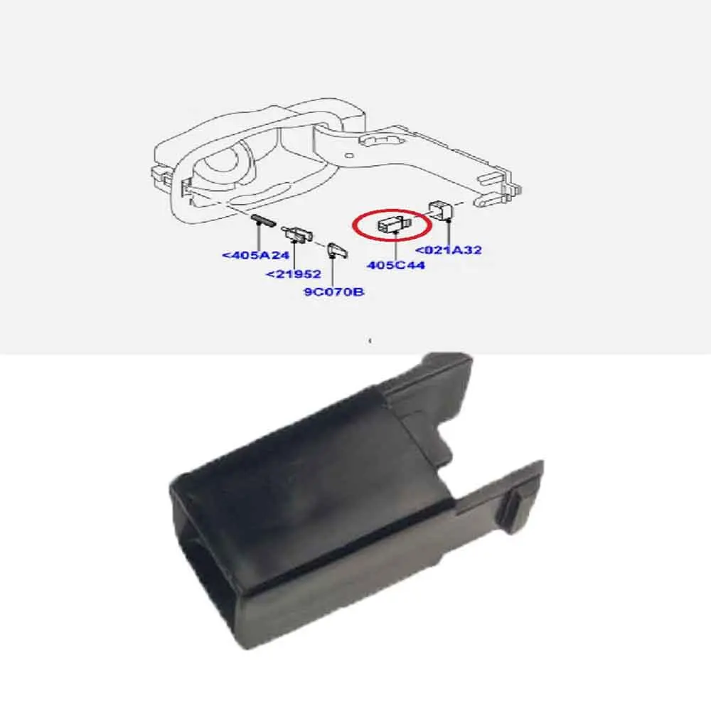 

1X ARV780020 Ремкомплект накладки лючка бензобака для Range Rover Sport, Discovery 3 и 4 (поздние модели)