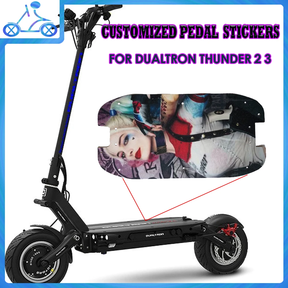 

Electric Scooter Customized Pedal stickers Anti slip Protective Decal Sandpaper Accessories customizableFor Dualtron Thunder2 3