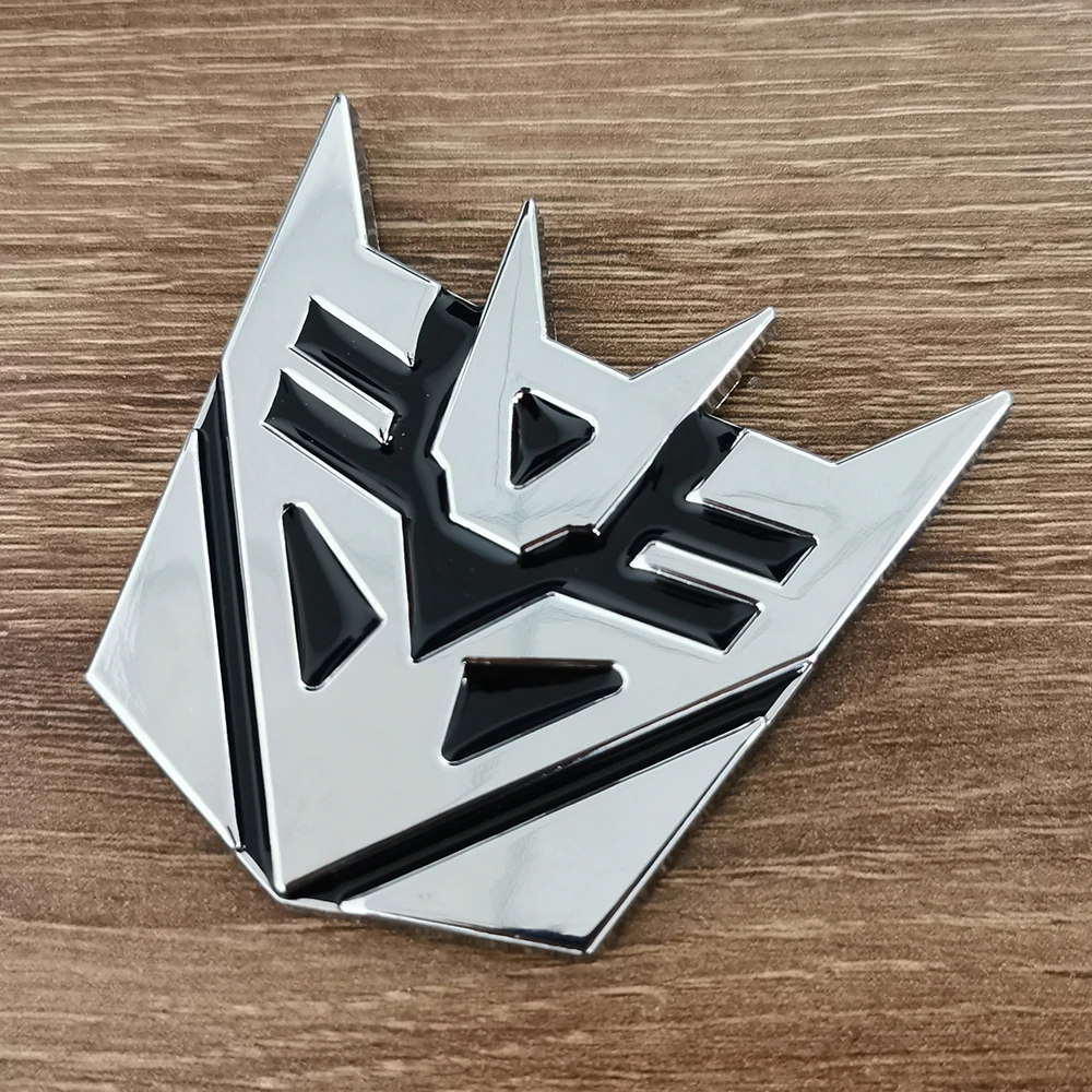 Phone Accessories Logo Design - 3D Autobots Badge Aluminum Alloy Stickers