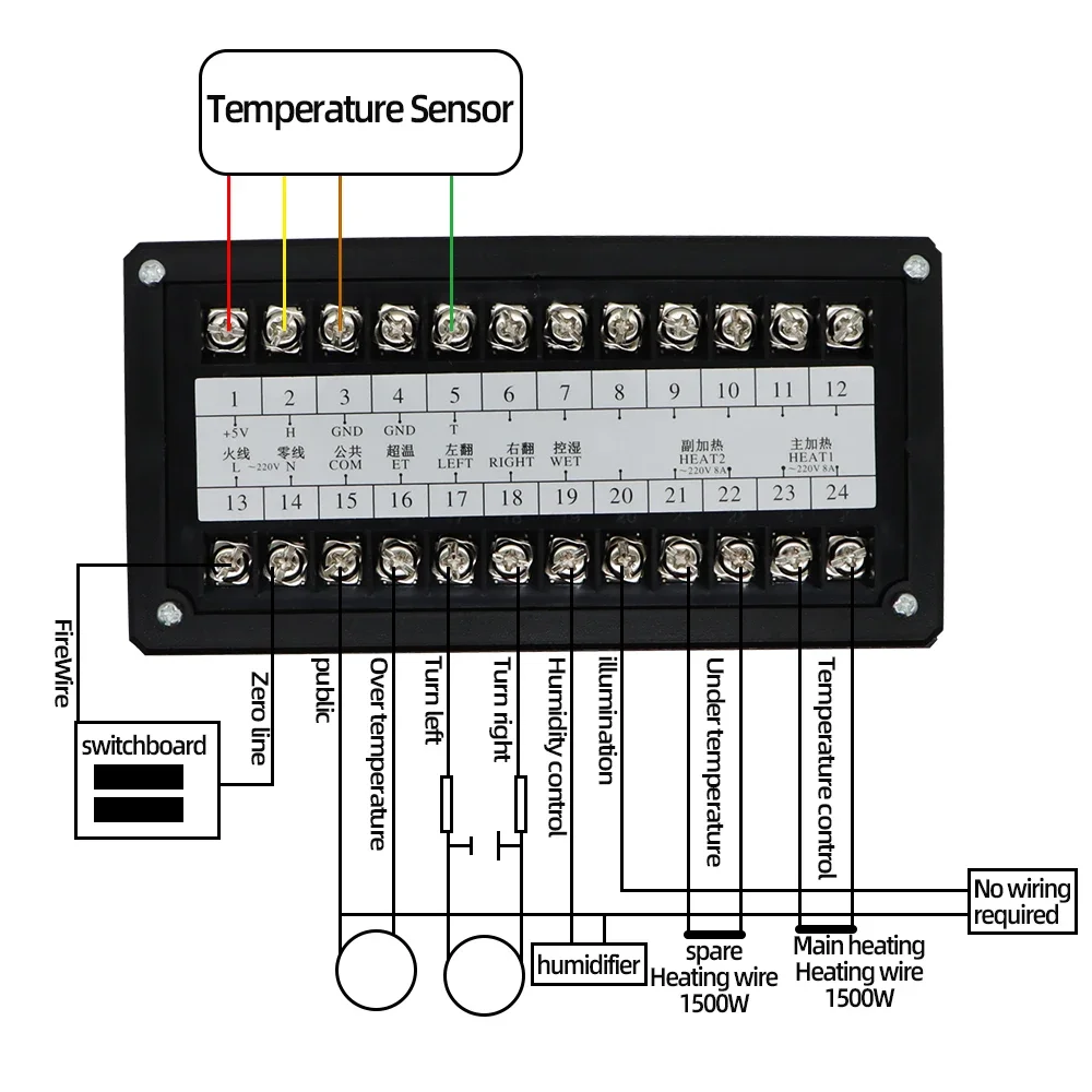 XM-18 18E 18S Egg Incubator Controller Full Automatic Control System Chicken Duck Goose Incubator Egg Thermostat Hygrostat