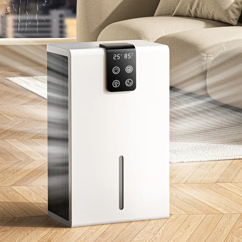 110V/220V Dehumidifier Home Bedroom Air Dehumidifier Basement Moisture Absorption Dehumidifier White Household Small Mute Quite