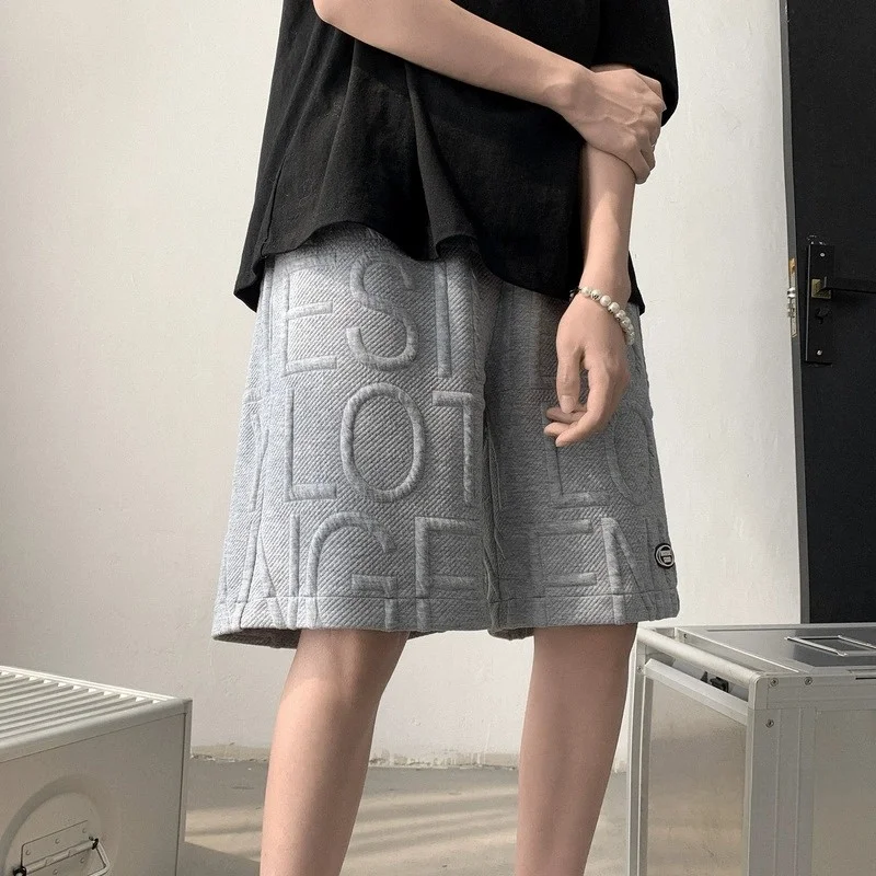 

Loose Basketball Shorts for Men Summer Casual Thin Five-Quarter Length Beachwear Youth Fashionable Breathable Lightweight